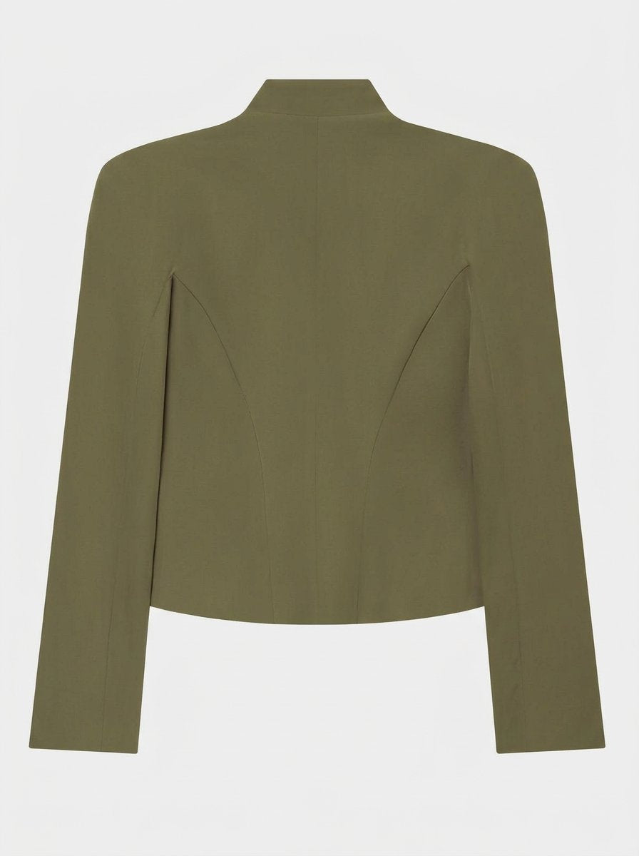 Military Inspired Button Detail Jacket