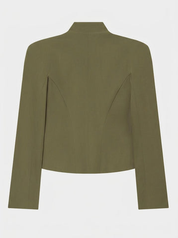 Military Inspired Button Detail Jacket