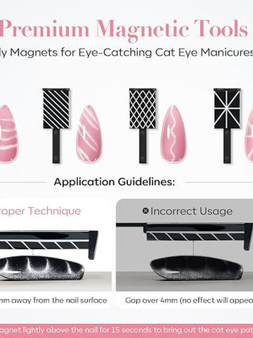 Professional Magnetic Cat Eye Nail Tools