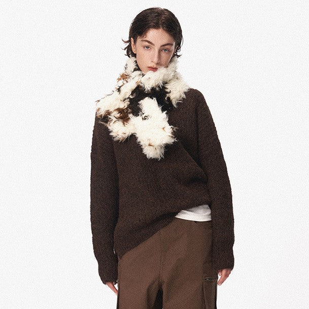 Cozy Plush Faux Fur Scarf