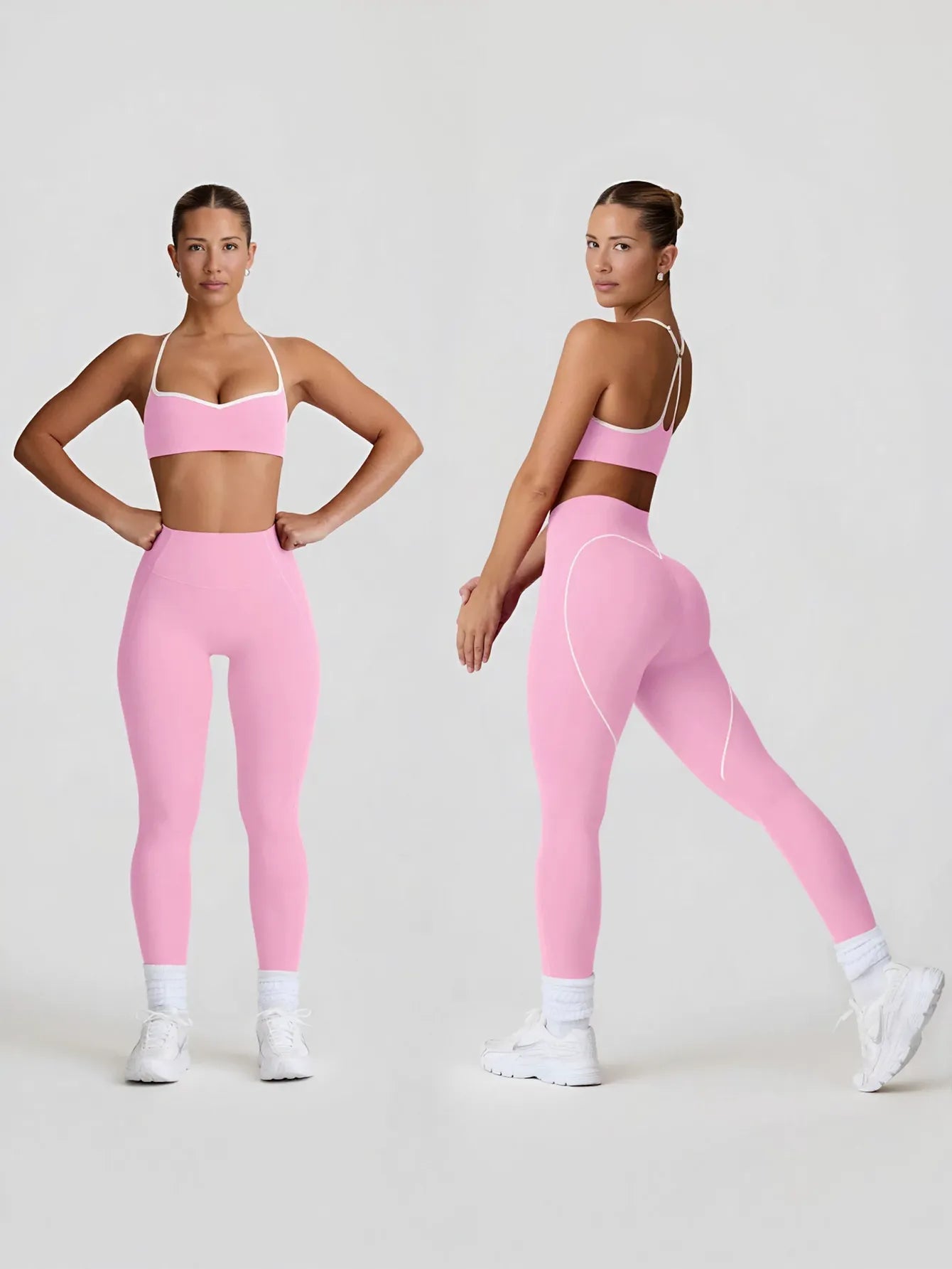 Sculpting Seamless Yoga Leggings Set
