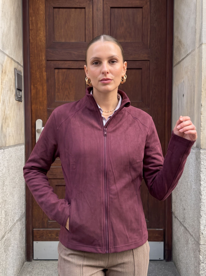 Cozy Brushed Zip Up Jacket