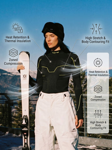 Thermal Compression Women Ski Base Layer
