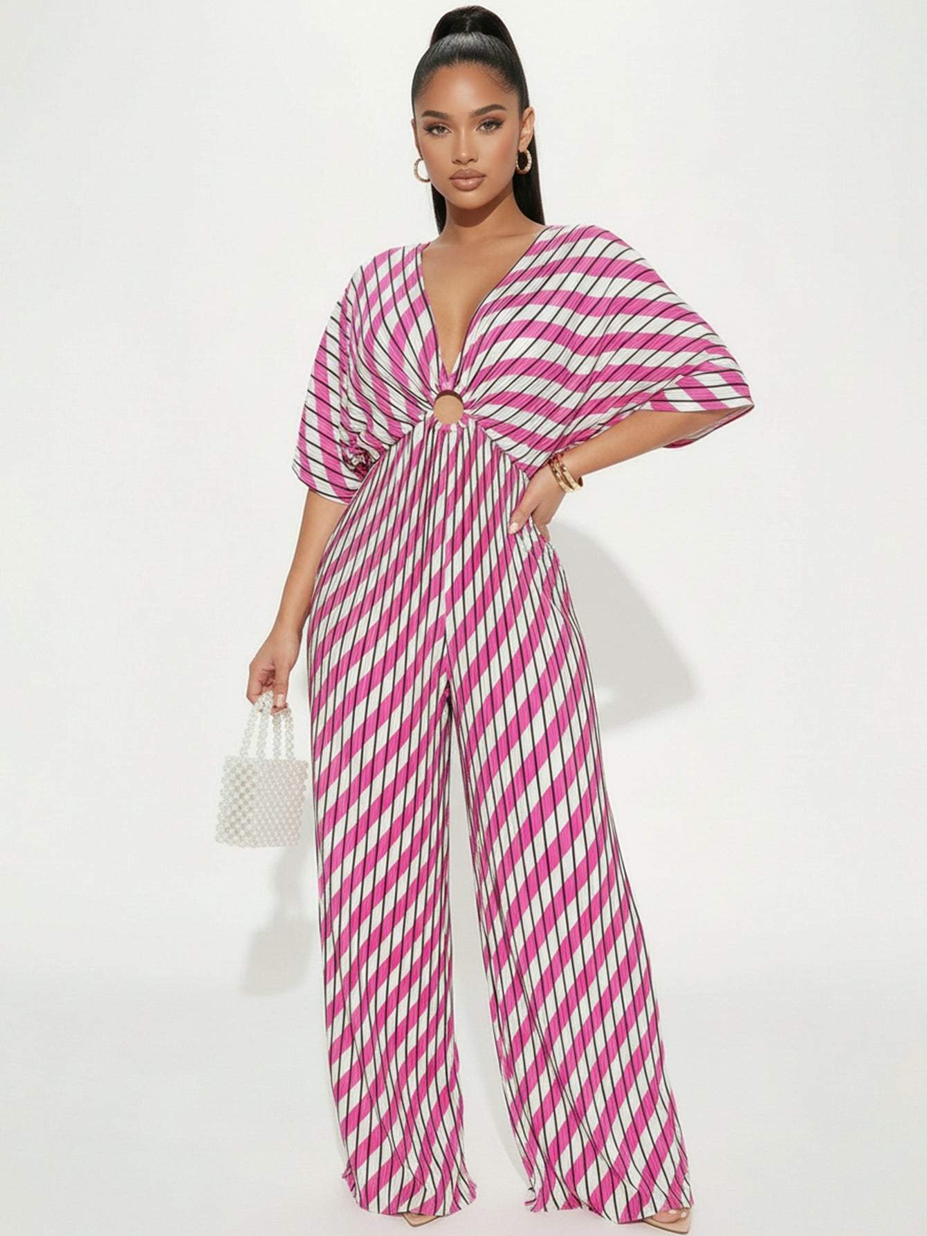 Cinched Waist Modern Jumpsuit