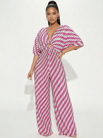 Cinched Waist Modern Jumpsuit
