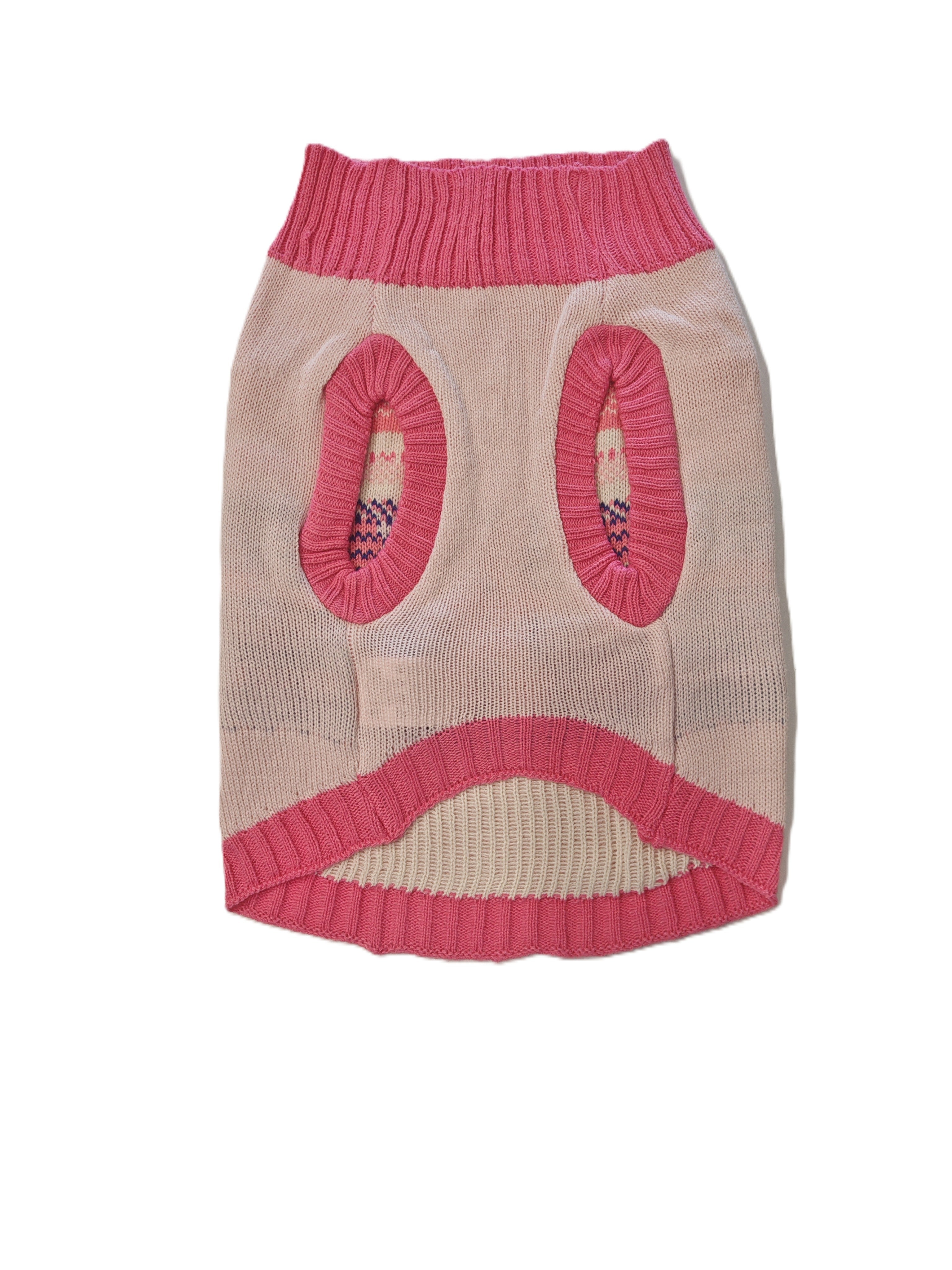 Cozy Nutcracker Pattern Dog Sweater