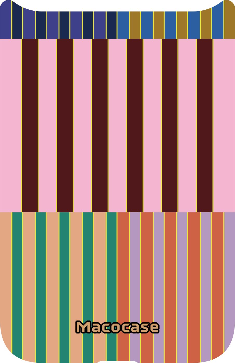 Macocase Colorful Stripes Phone Case