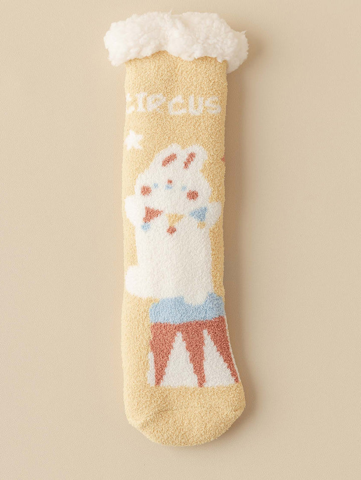 Cozy Fuzzy Plush Warm Crew Socks