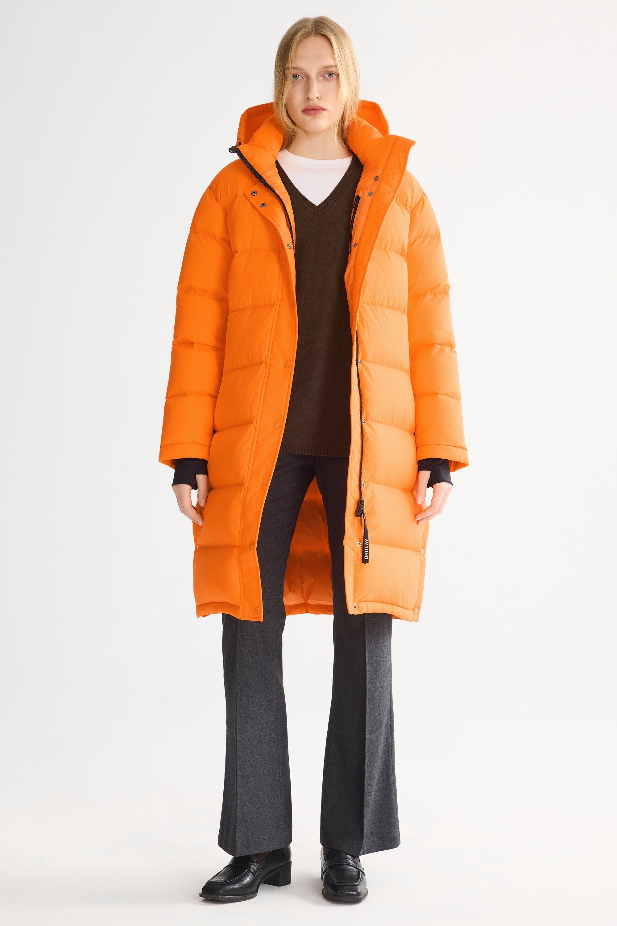 Cozy Hooded Long Puffer Coat