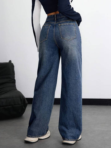 High Waisted Wide Leg Jeans