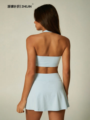 U Neck Support Yoga Tank