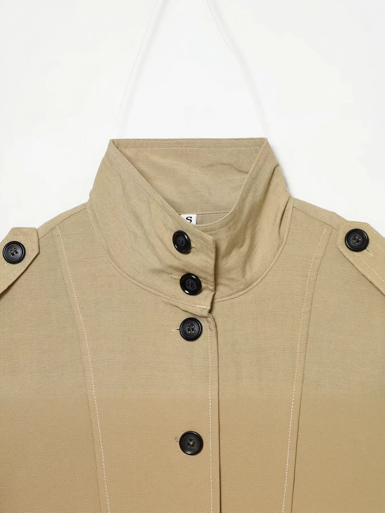Utility Stand Collar Drawstring Jacket