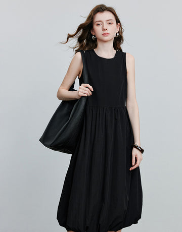 Flowy Light Casual Midi Dress