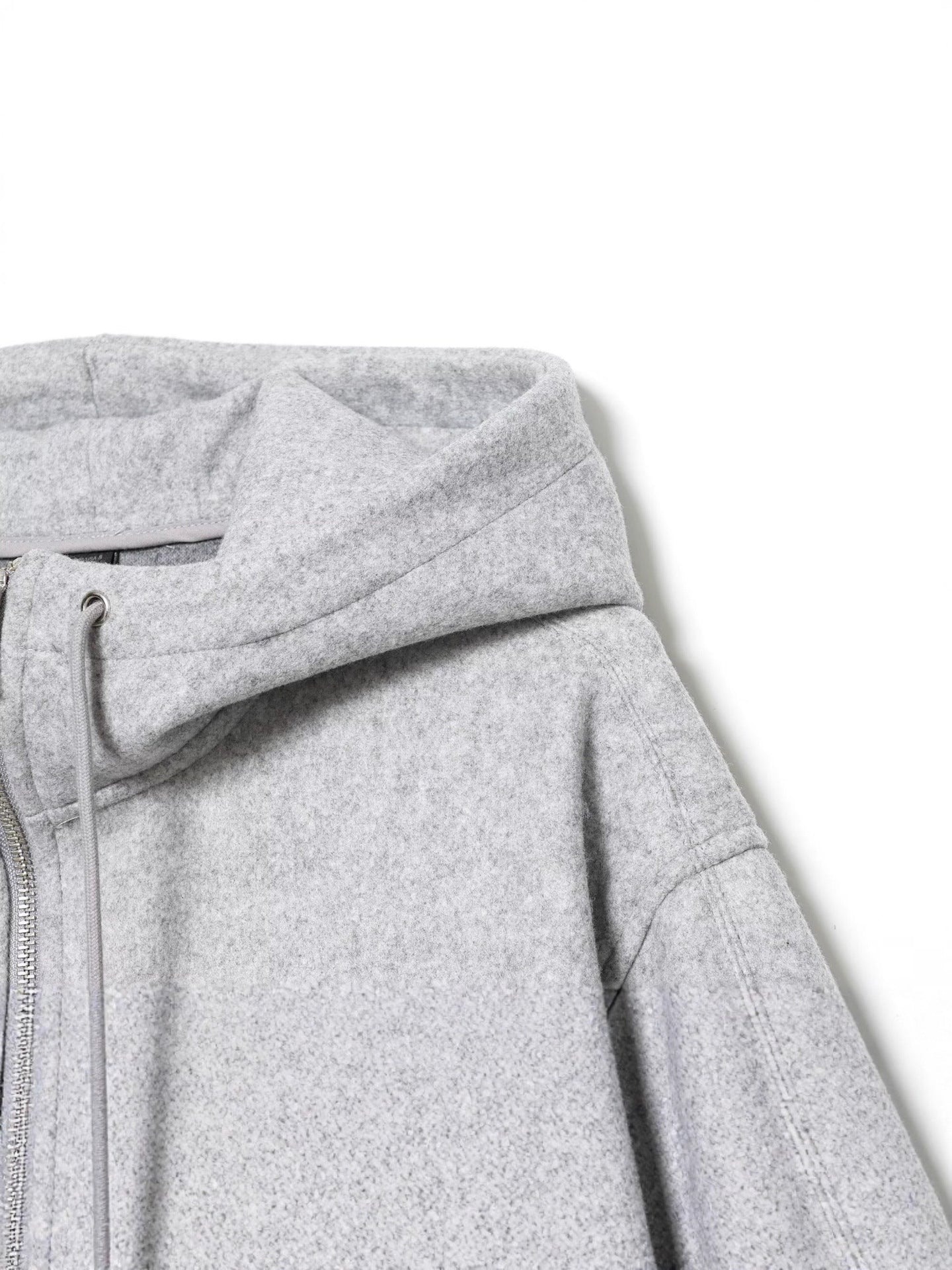 Cozy Cropped Zip Up Hoodie