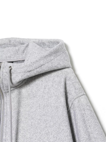 Cozy Cropped Zip Up Hoodie