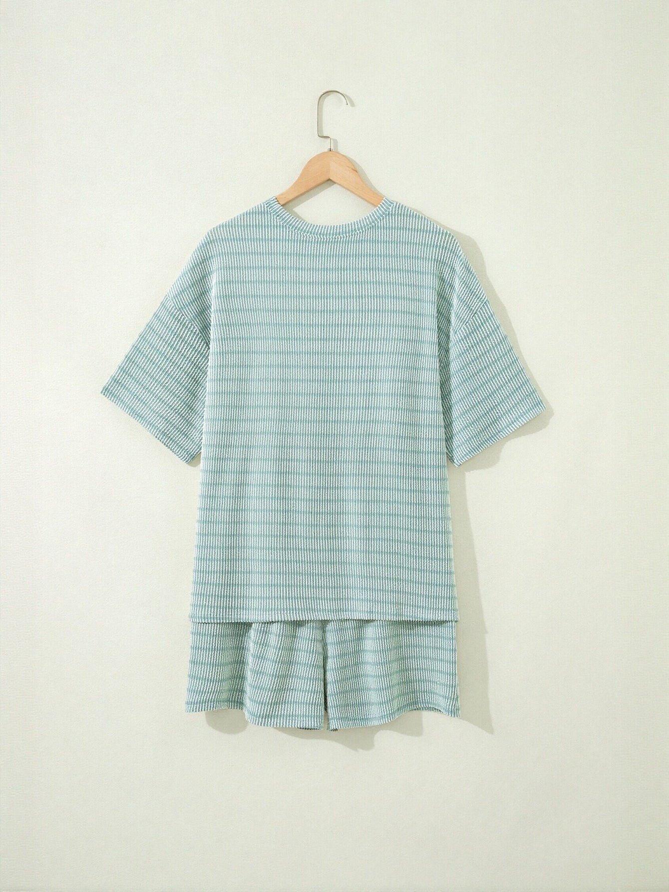 Cozy Ribbed Knit Short Set