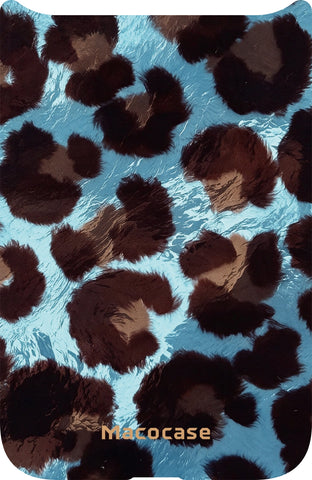 Blue Leopard Print Phone Case