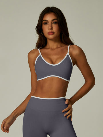 Seamless Ribbed High Support Workout Set