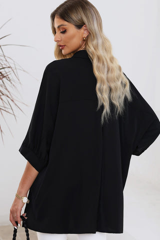 Casual Oversized Button Down Shirt