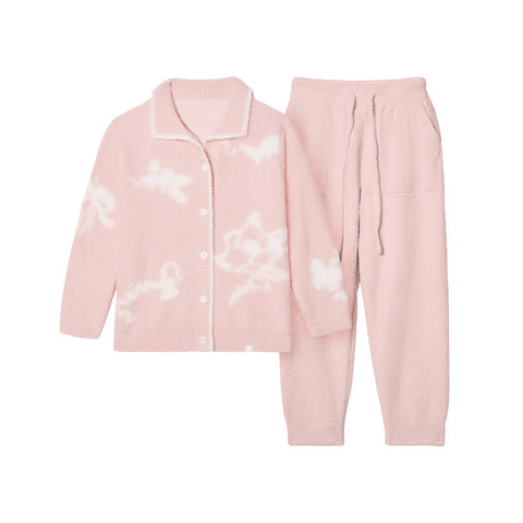Cozy Plush Floral Lounge Set