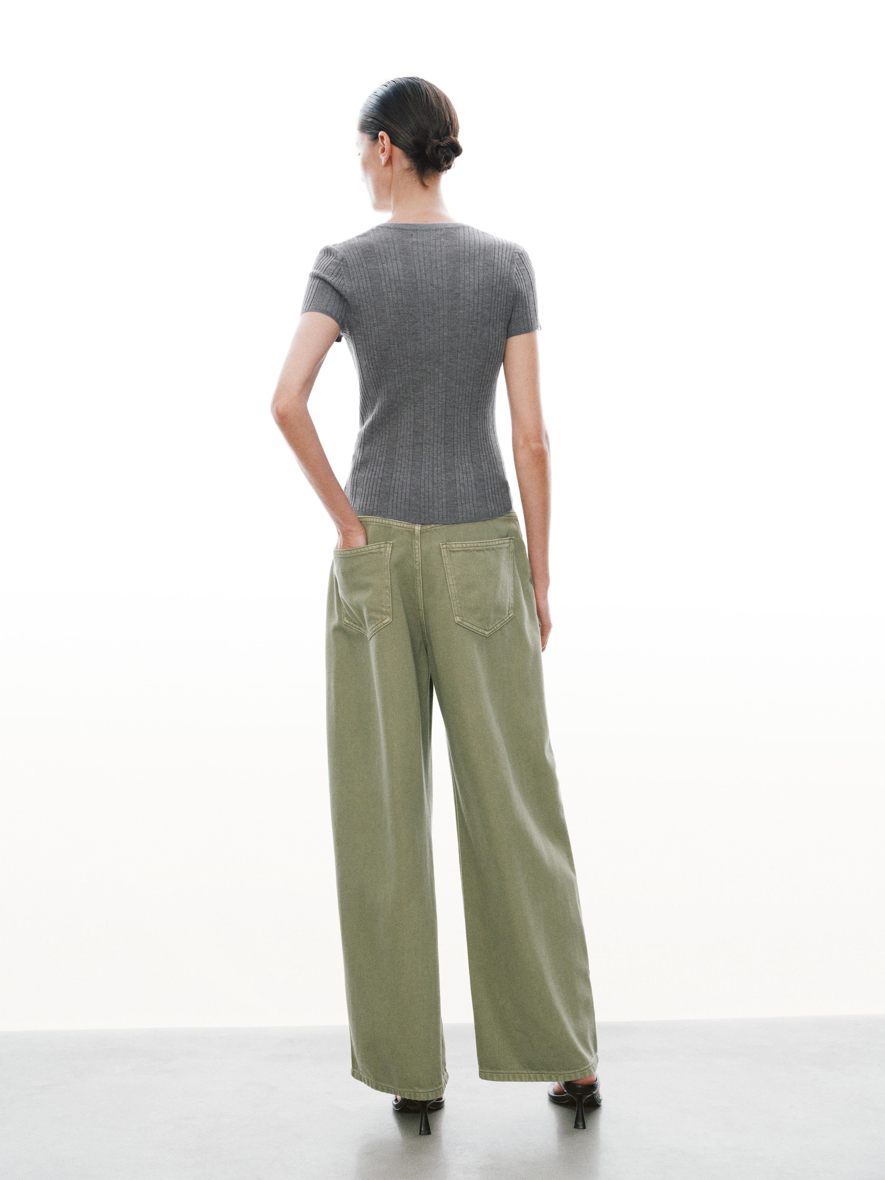 Striped Skinny-Fit Knitted T-Shirts