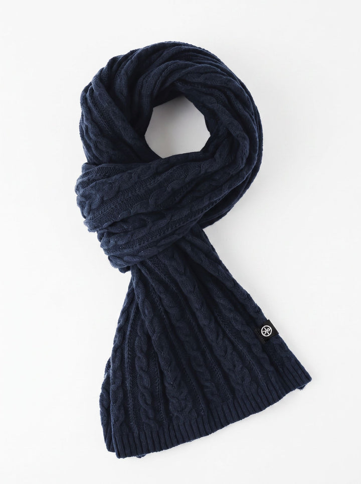 Cozy Chunky Cable Knit Scarf
