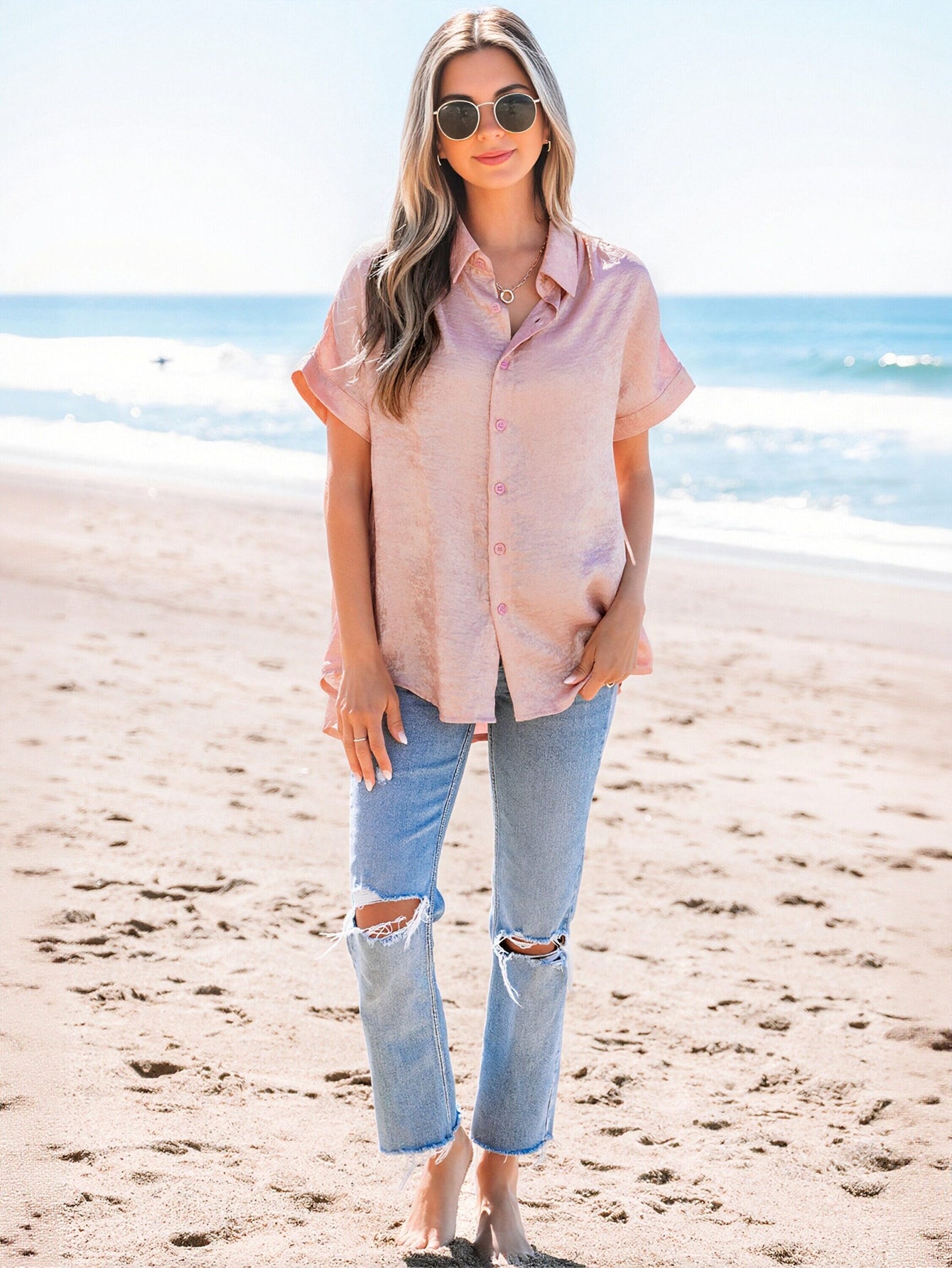 Loose Fit Short Sleeve Shirt