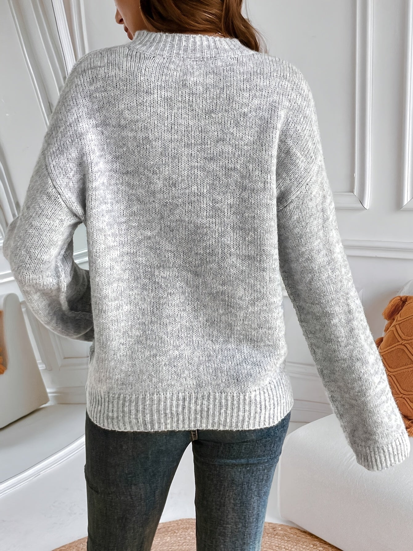 Cozy Oversized Soft Knit Pullover Sweater