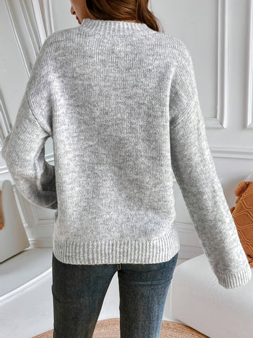 Cozy Oversized Soft Knit Pullover Sweater