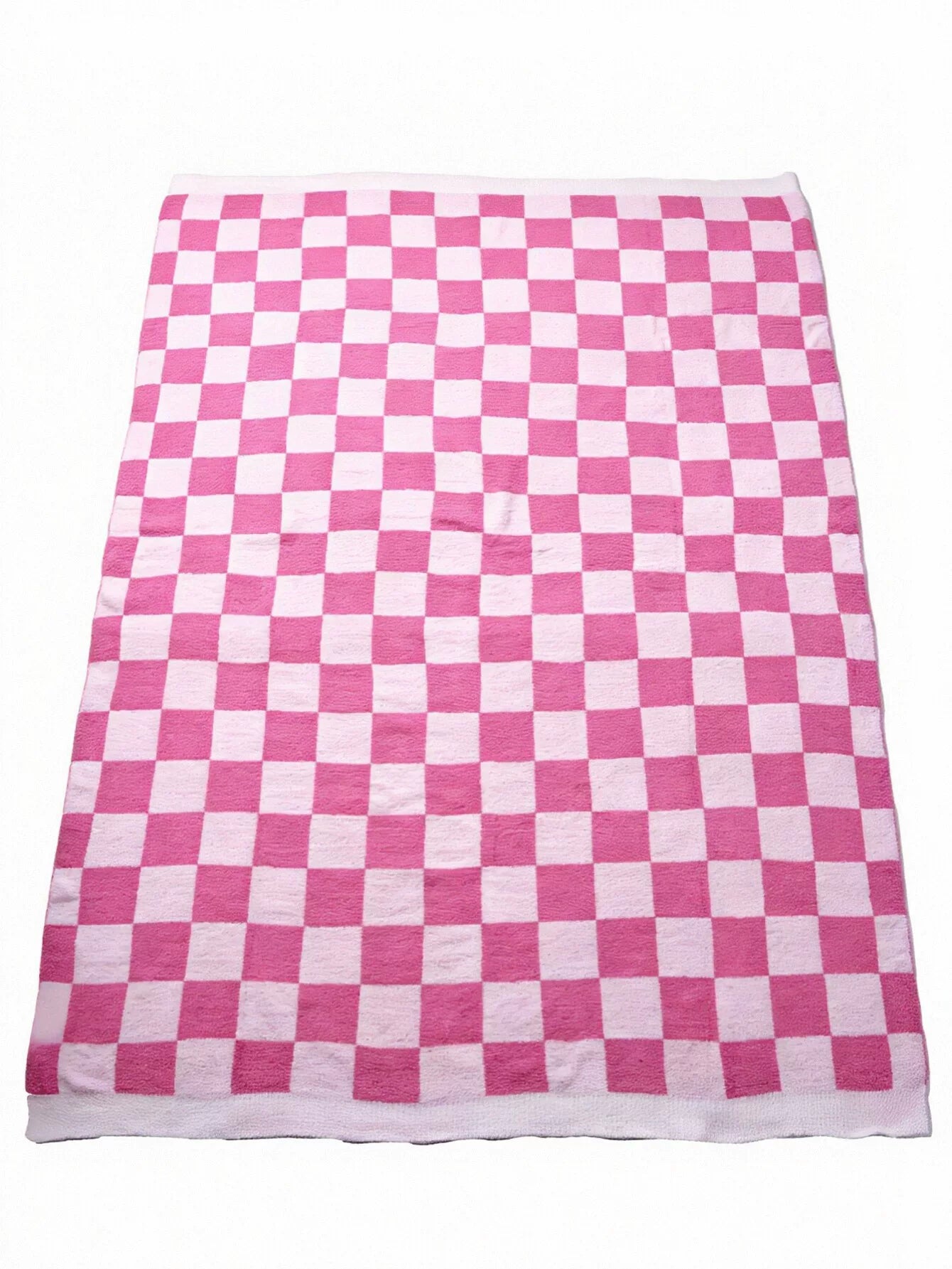 Cozy Soft Checkered Throw Blanket
