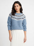 Cozy Fair Isle Pattern Pullover Sweater