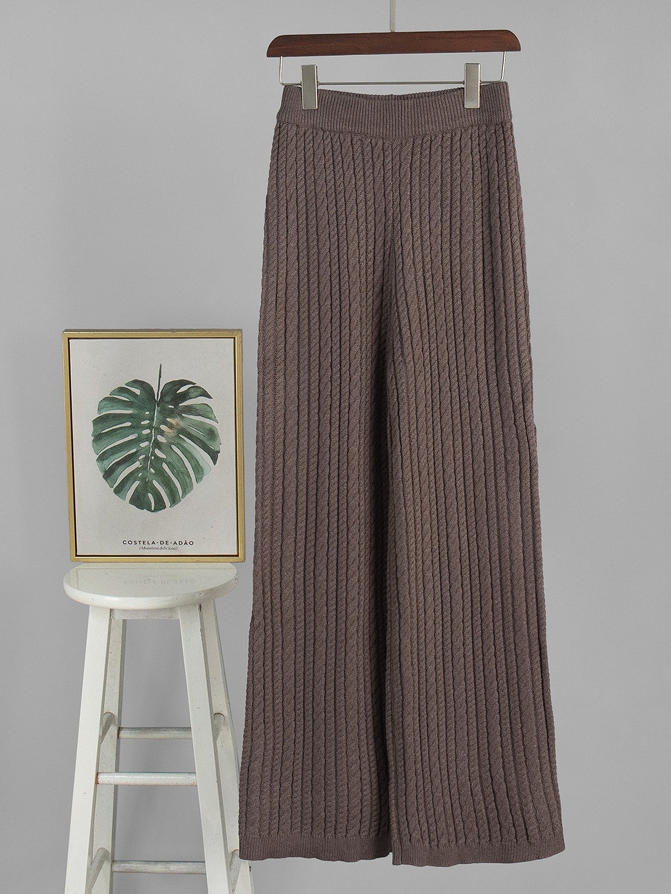 Cozy Cable Knit Sweater Pant Set