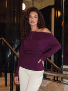Elegant Off Shoulder Waist Tie T Shirt