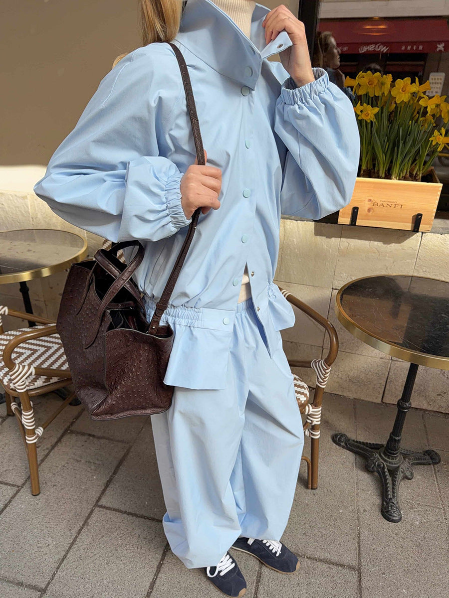 Casual Chic Peplum Pant Set