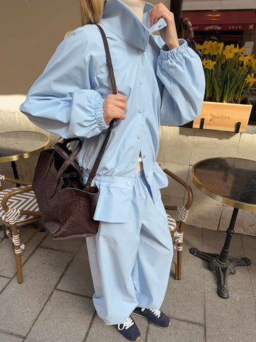 Casual Chic Peplum Pant Set