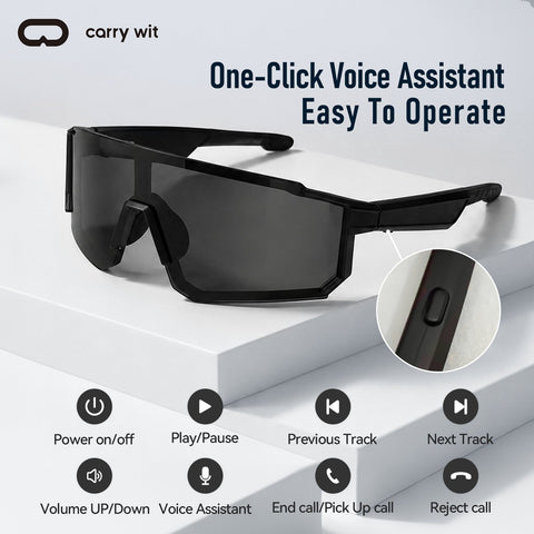 Oversized Wrap Sport Shield Sunglasses