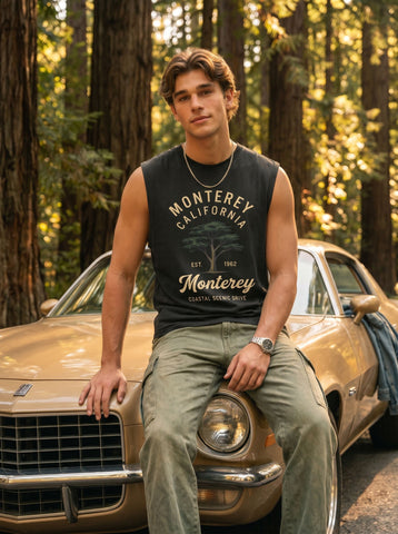 Vintage Graphic Monterey California Muscle Tank