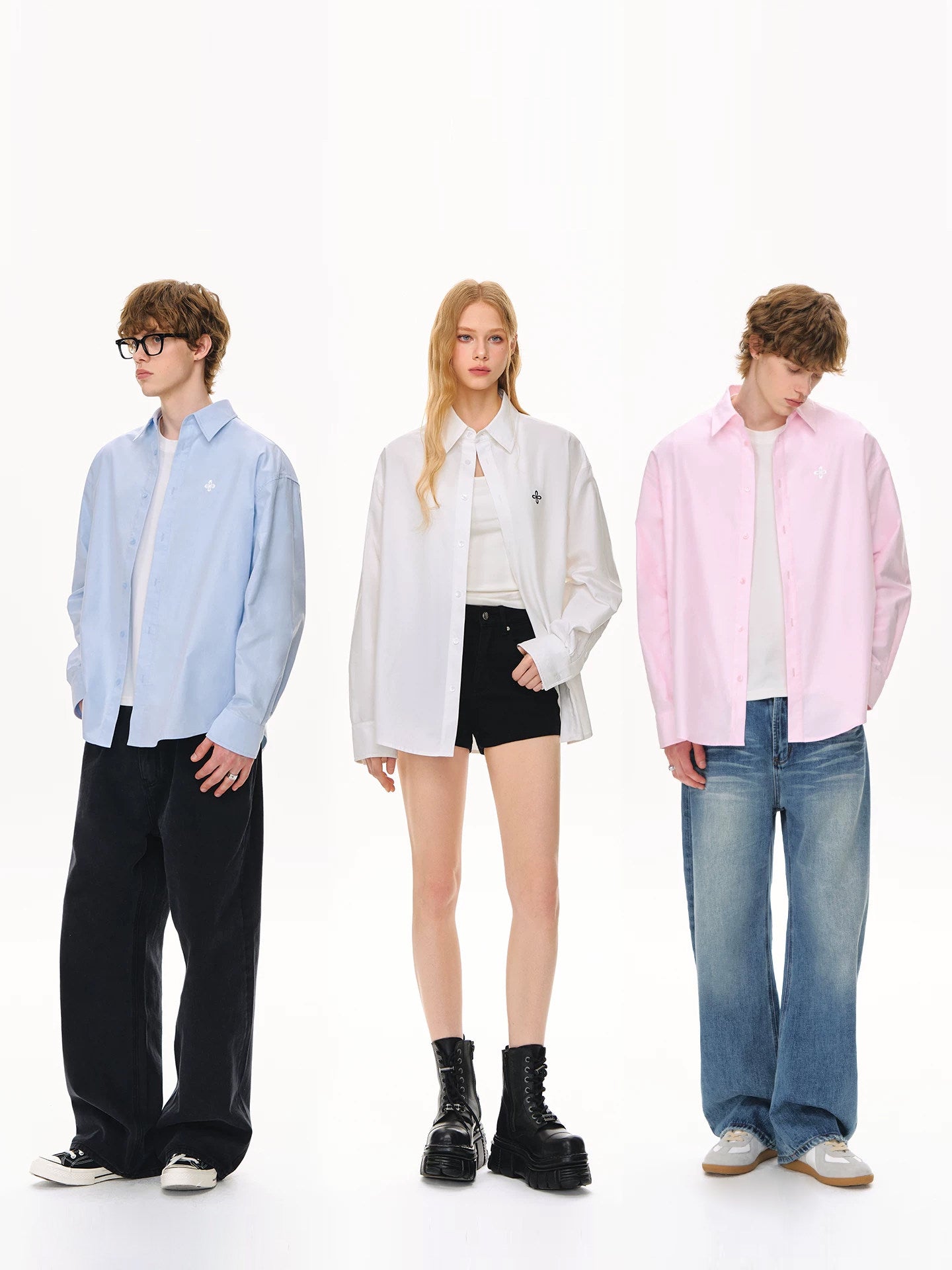 Oversized Casual Button Down Shirt