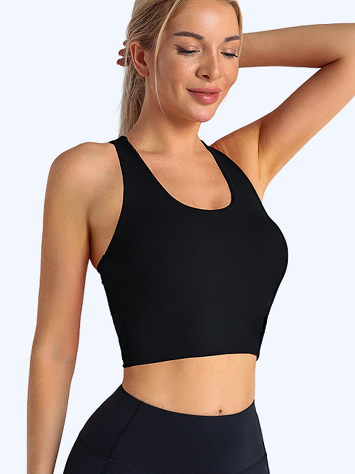 Crisscross Back Seamless Workout Tank Top