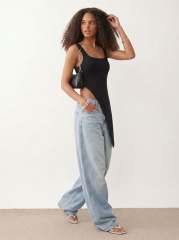 Asymmetric Slim Fit Tank Top
