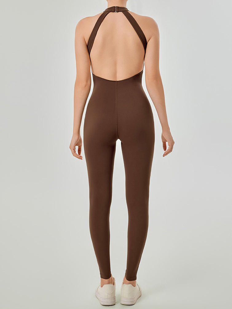 Sculpting Seamless High Neck Jumpsuit