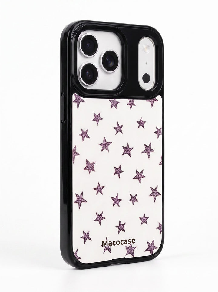 Purple Star Pattern Phone Case