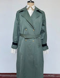 Double Breasted Belted Trench Coat