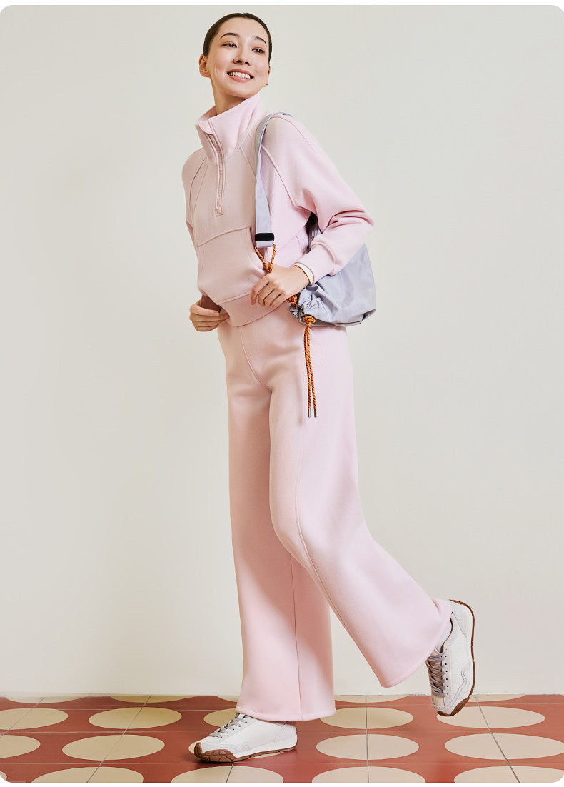 Soft Fleece Wide Leg Lounge Pants