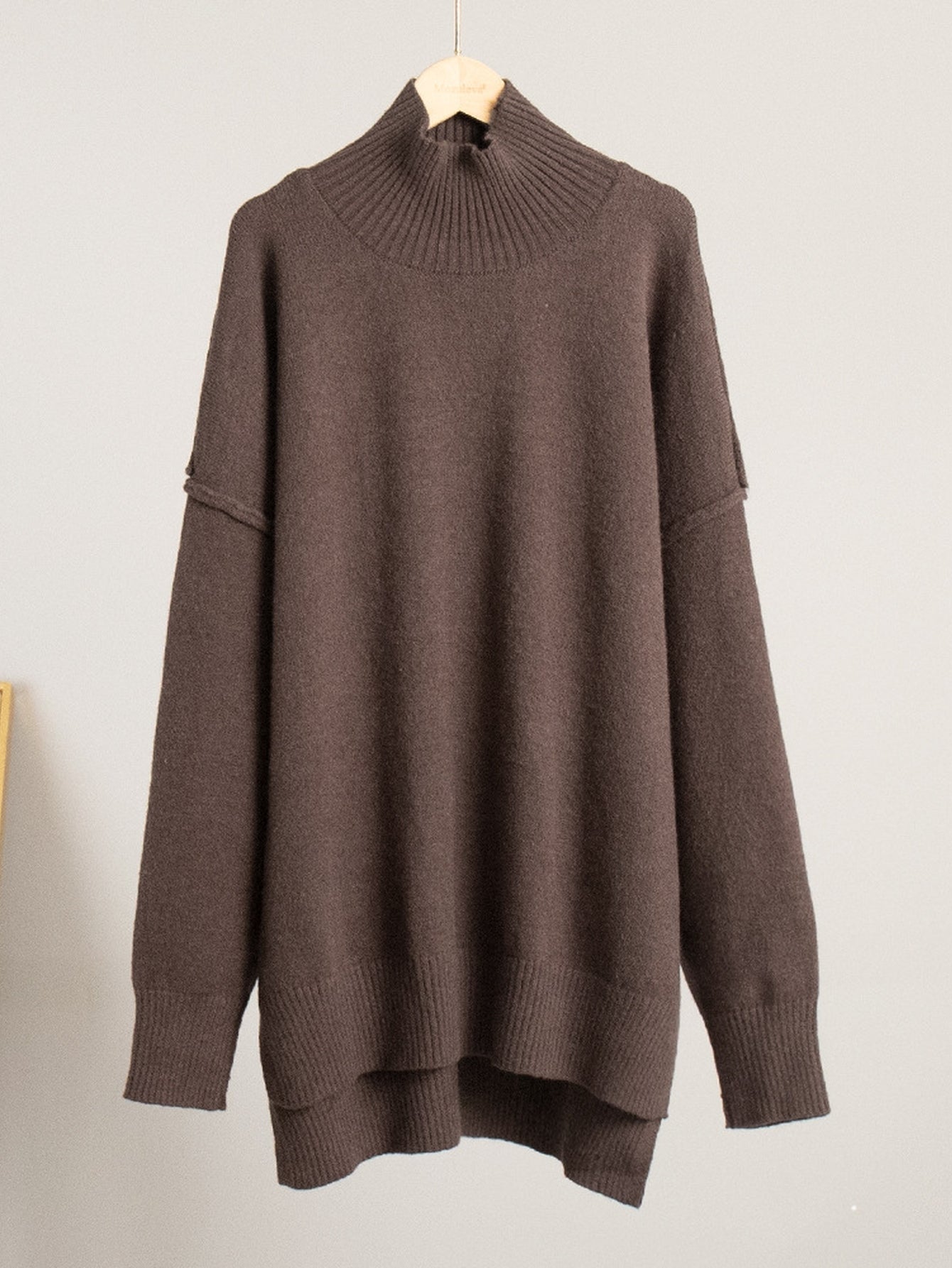 Cozy Oversized Mock Neck Knit Set