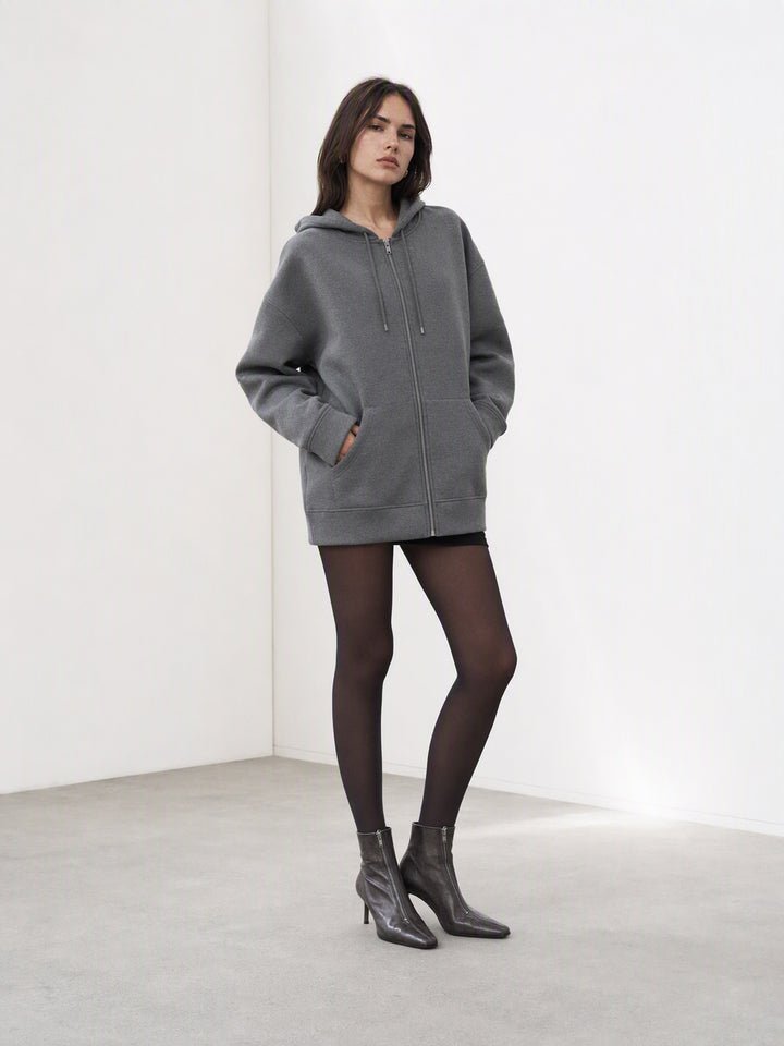 Oversized Cozy Full Zip Hoodie