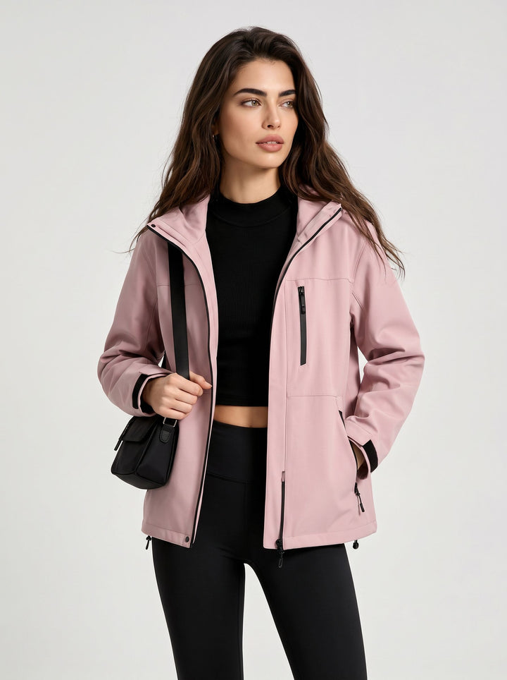 Waterproof Windproof Women Outdoor Rain Jacket