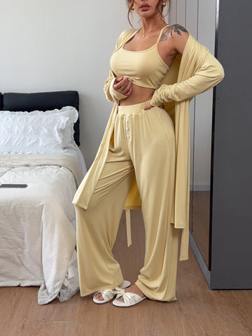 Soft Cozy Robe Lounge Set