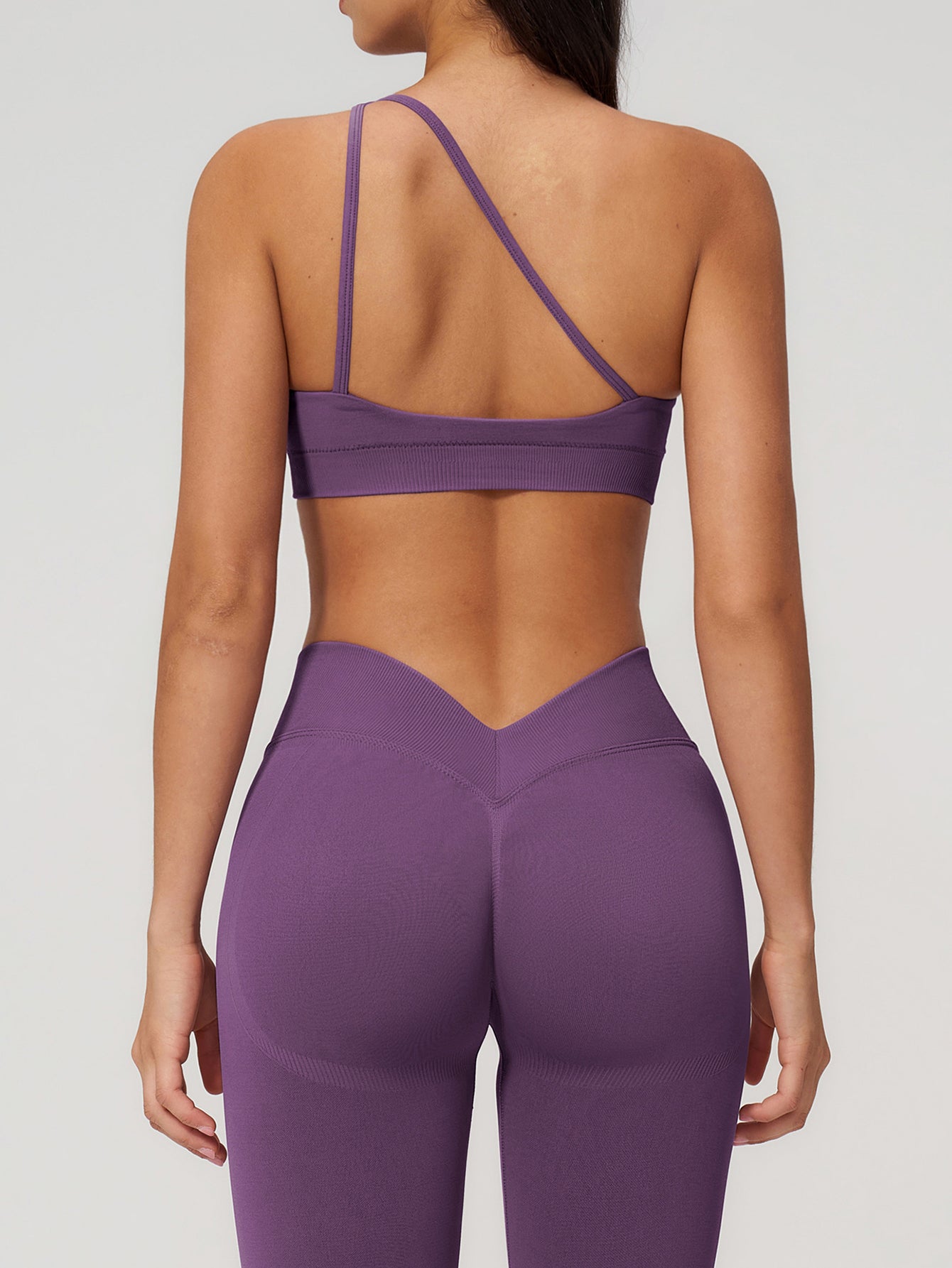 Seamless One Shoulder Yoga Tank