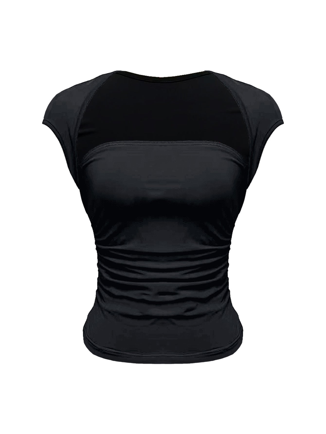 Square Neck Basic T-Shirt